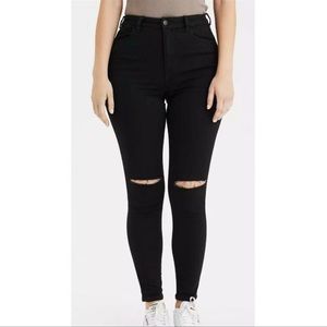American Eagle Curvy Super Hi Rise Jeggings Jeans Size 14